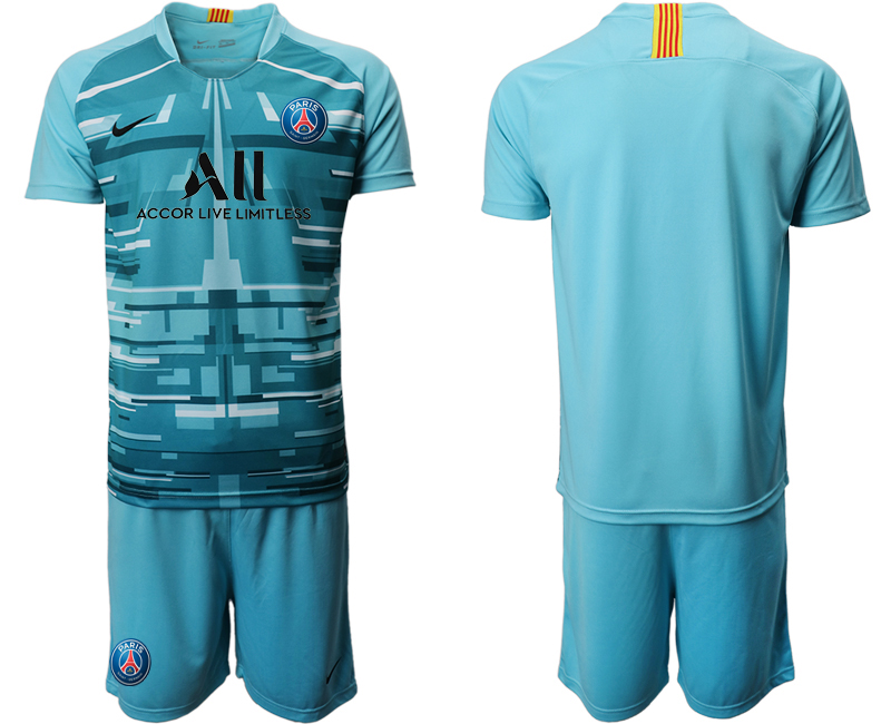 Men 2020-2021 club Paris St German blue goalkeeper Soccer Jerseys